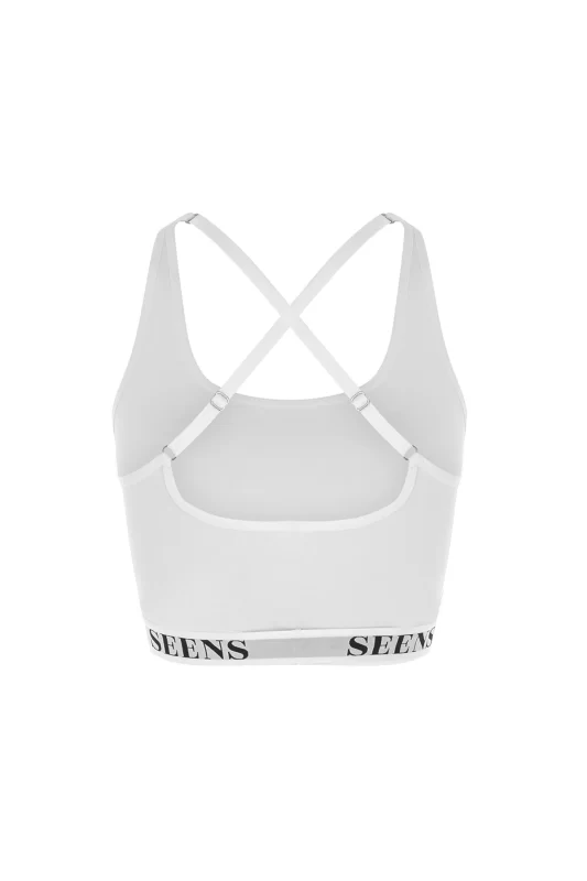 Aurline Beyaz Bralet