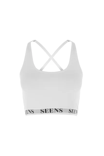 Aurline Beyaz Bralet
