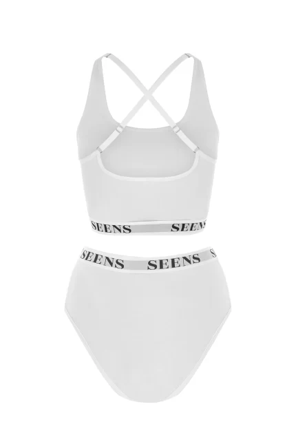 Aurline Bralet & Ephyra Basic Külot Beyaz Takım
