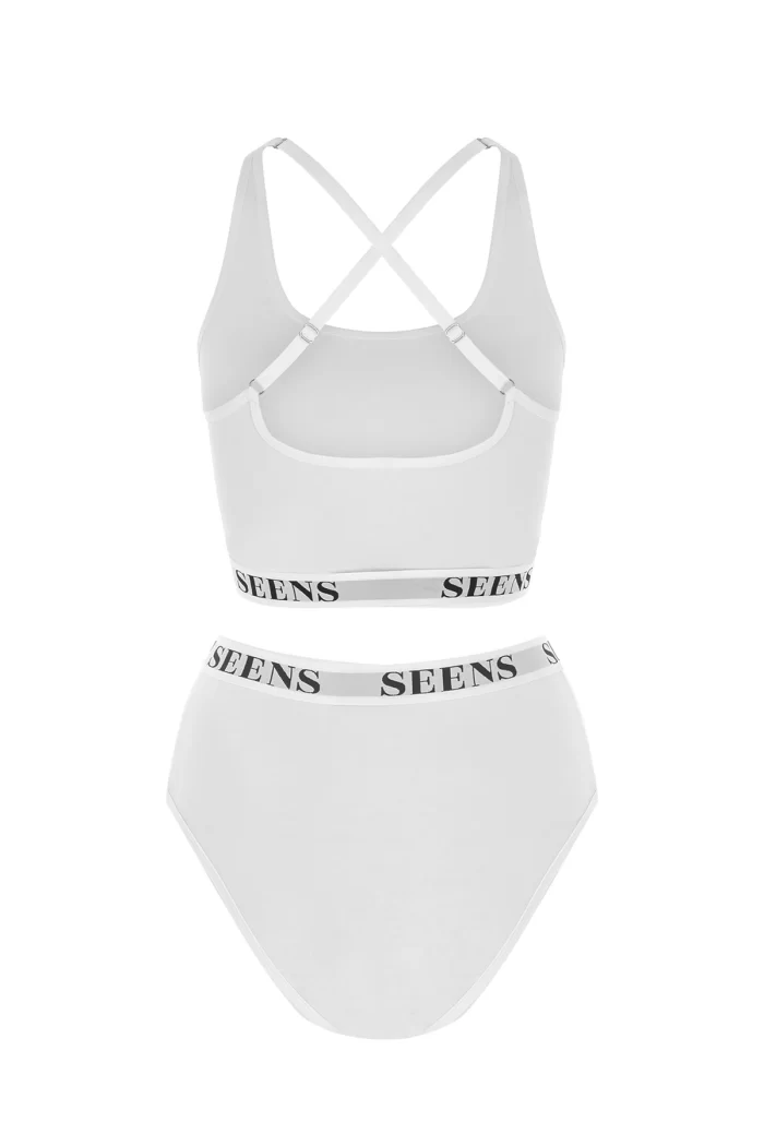 Aurline Bralet & Ephyra Basic Külot Beyaz Takım