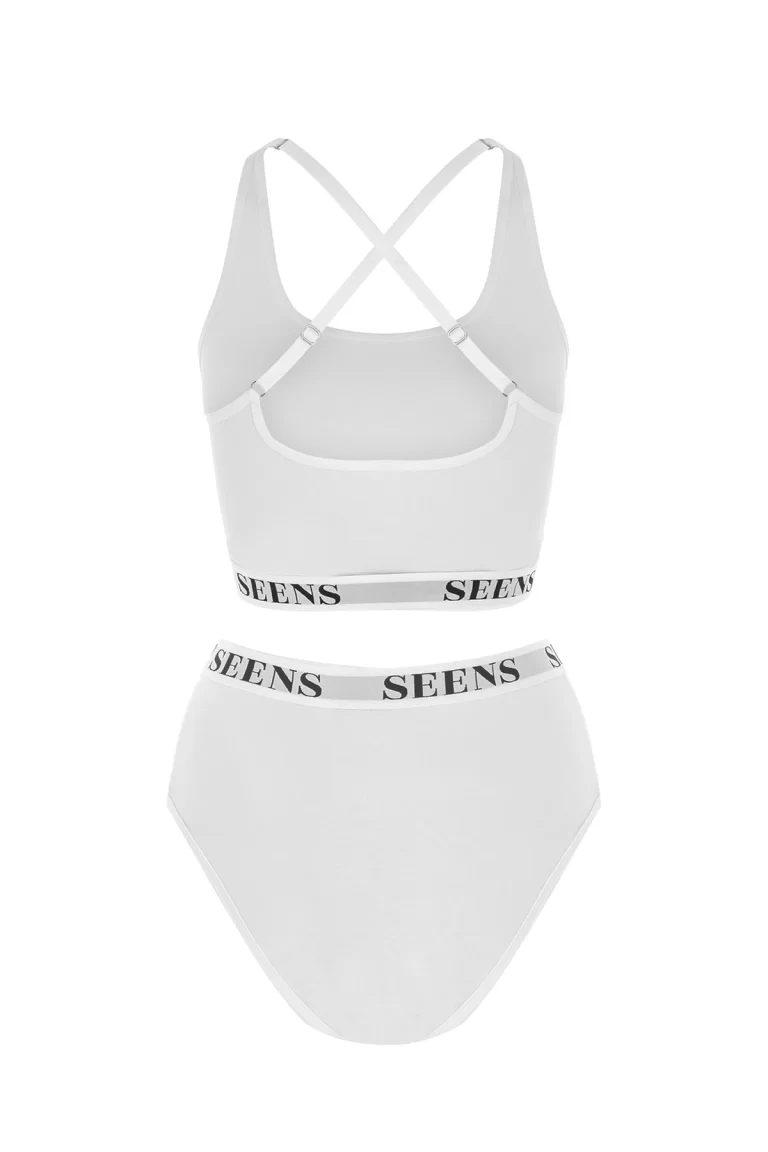 Aurline Bralet & Ephyra Basic Külot Beyaz Takım
