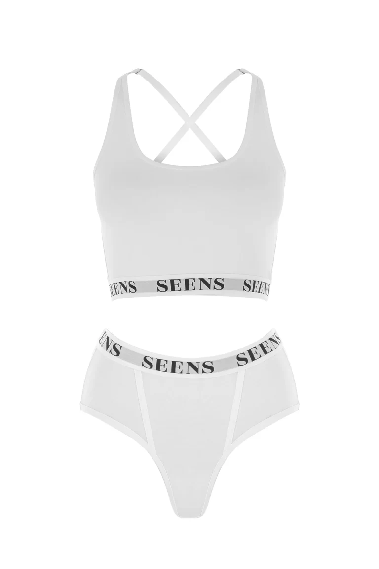 Aurline Bralet & Ephyra Basic Külot Beyaz Takım