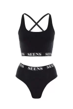 Aurline Bralet & Ephyra Basic Külot Siyah Takım