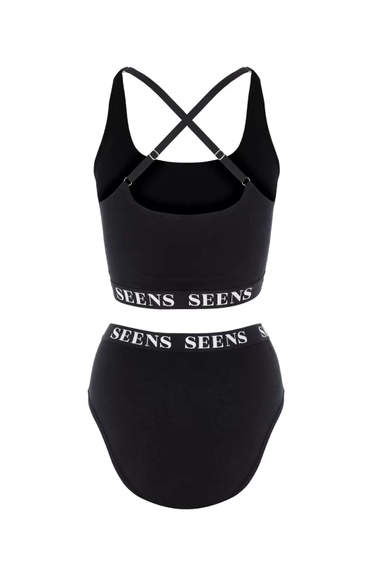 Aurline Bralet & Ephyra Basic Külot Siyah Takım