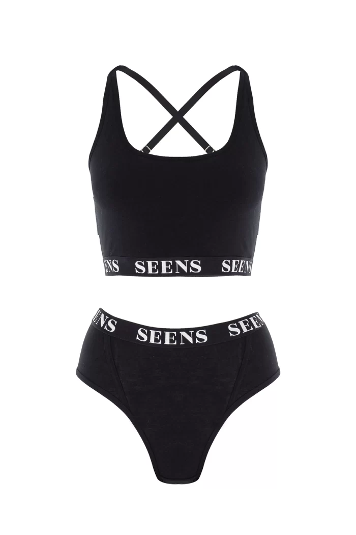 Aurline Bralet & Ephyra Basic Külot Siyah Takım