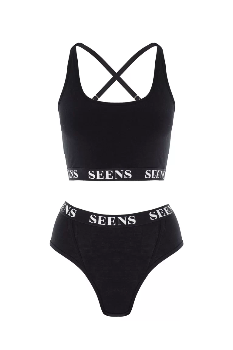 Aurline Bralet & Ephyra Basic Külot Siyah Takım