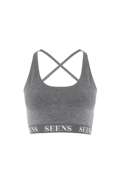 Aurline Gri Basic Bralet