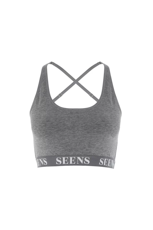 Aurline Gri Basic Bralet