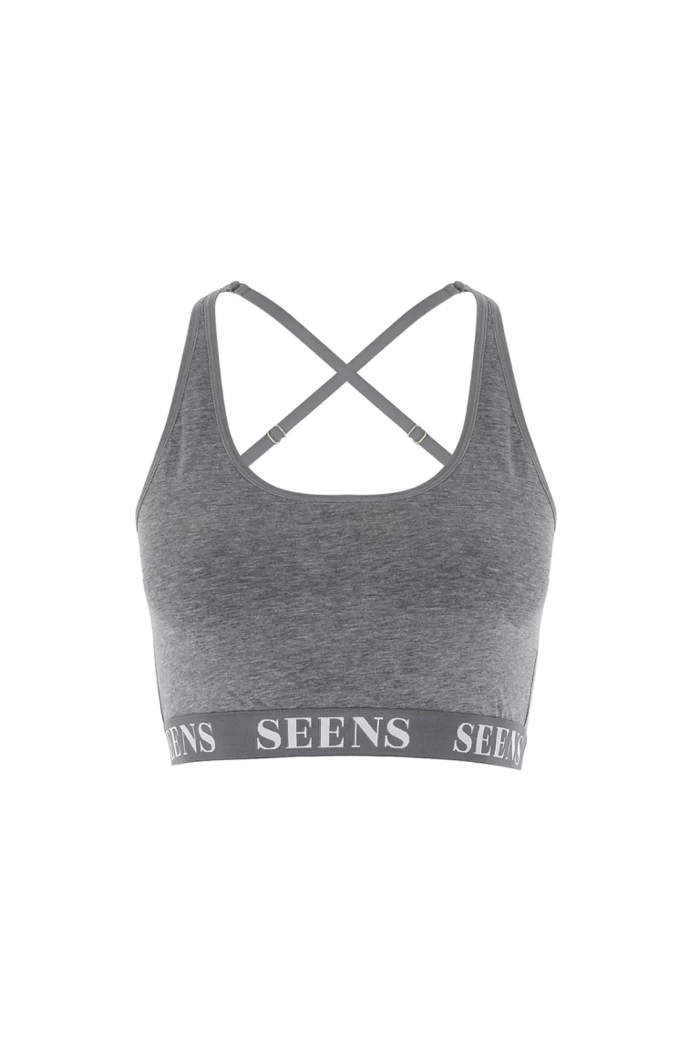 Aurline Gri Basic Bralet