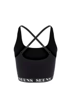 Aurline Siyah Basic Bralet