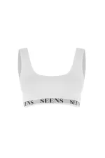 Unicus Beyaz Crop Top