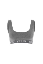 Unicus Gri Crop Top