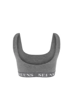 Unicus Gri Crop Top