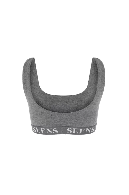 Unicus Gri Crop Top