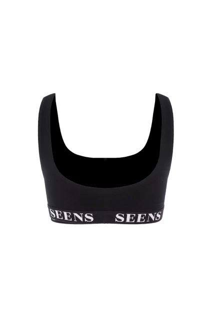 Unicus Siyah Crop Top