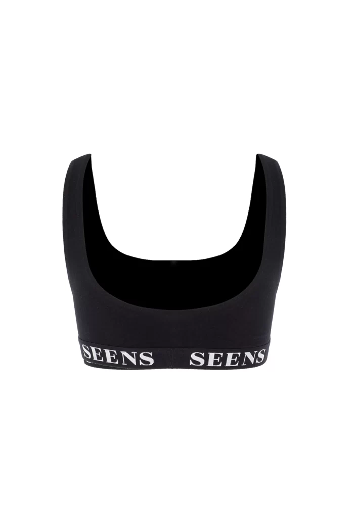 Unicus Siyah Crop Top