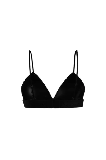 Clytia Siyah Saten Bralet